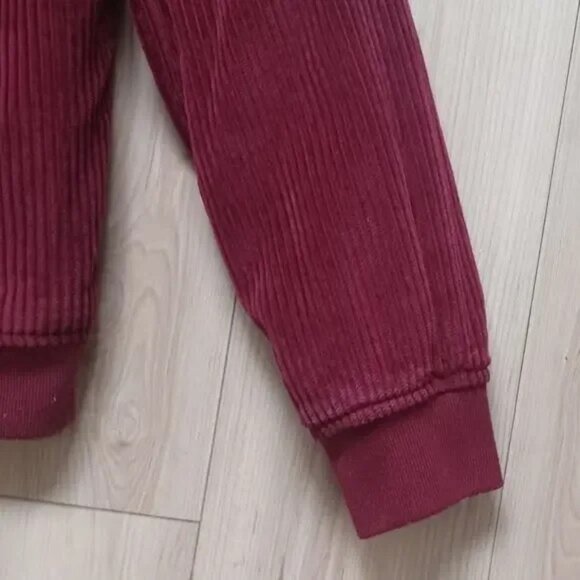 Roxy Corduroy Shearling Jacket Redwood XS-M Vintage - Picture 7 of 10